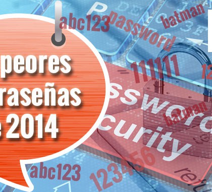 Las peores contraseñas de 2014