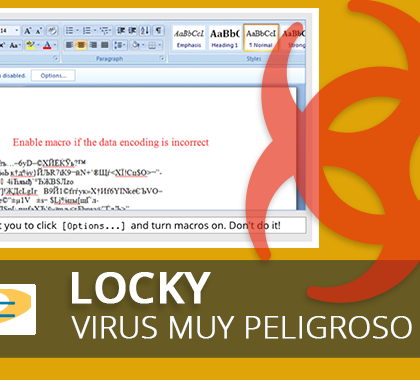 Locky , un peligroso virus que bloquea los archivos personales 