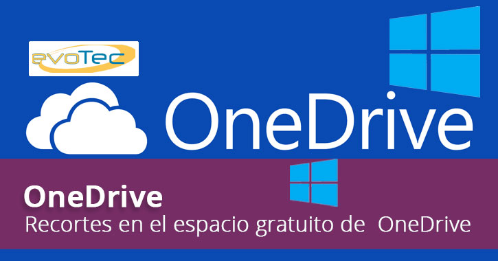 Recortes en el espacio gratuito de  OneDrive