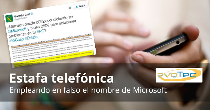Estafa telefónica sobre falso soporte de Microsoft