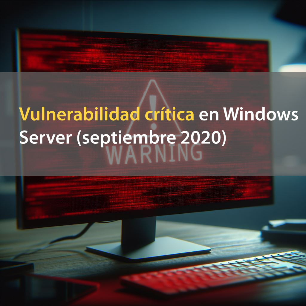Vulnerabilidad crítica en Windows Server (septiembre 2020)